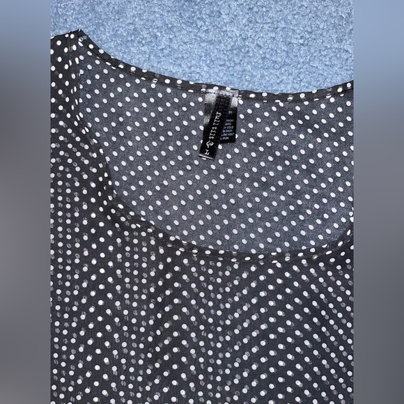 Women’s Full Tilt Polka Dot Top- size Large - Picture 4 of 7